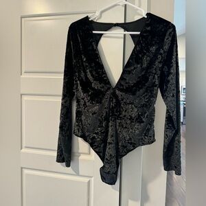 Velvet Bodysuit - NWT Victoria Secret